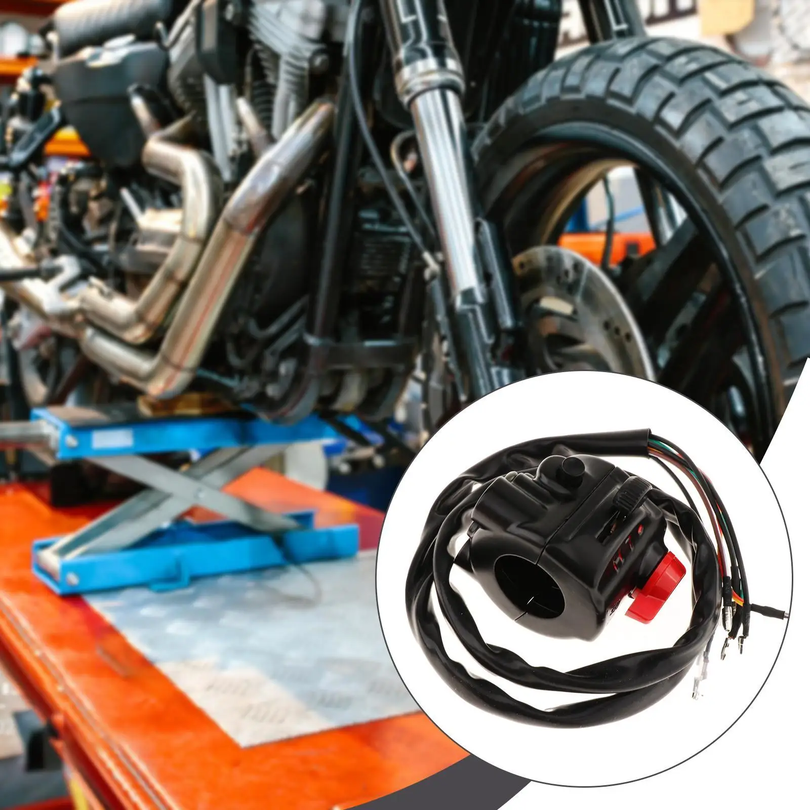 

Аксессуары для переключателя запуска и остановки правой руля, простой в установке правый переключатель управления для замены 35300-341-671