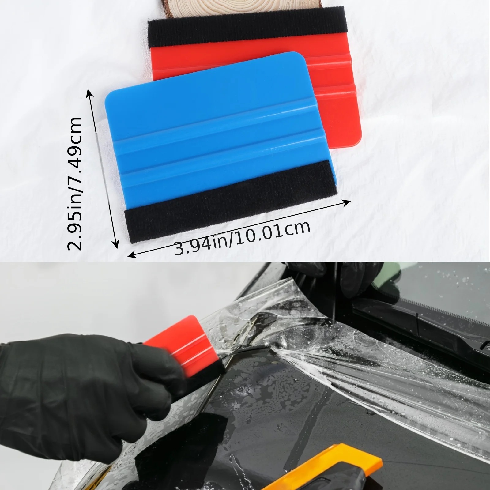 Car Film Wrap Tool Kit Vinyl Scraper Window Tint Tool Vehicle Glass Protective Film Squeegee for Car Sticker Auto Accessories