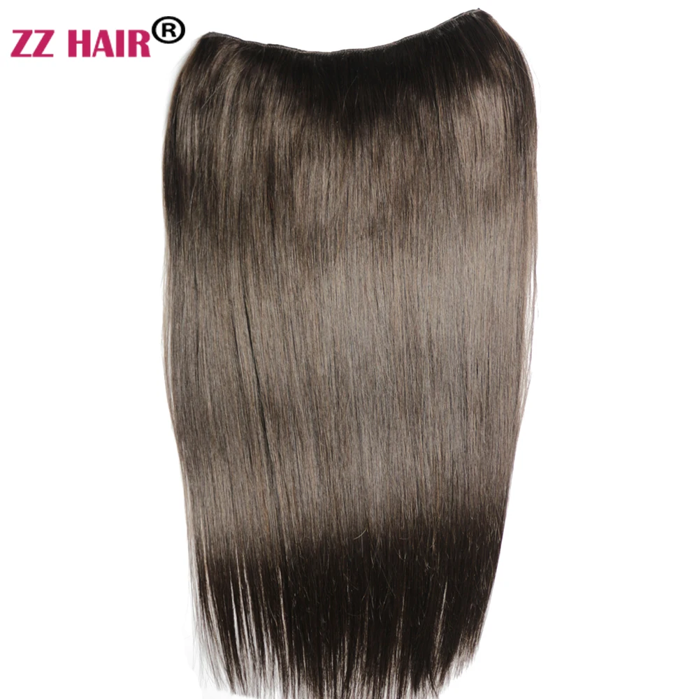 ZZHAIR 100% وصلات شعر ريمي بشري برازيلي 16 "-22" U-pcs مجموعة 70 جرام-80 جرام مقاطع في قطعة واحدة طبيعية مستقيمة