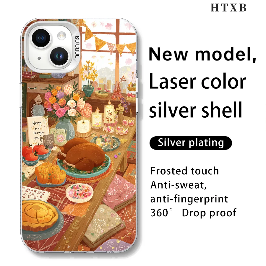 حافظة هاتف عيد الشكر تركيا لهاتف آيفون 17 إلى 11 برو ماكس بلس #4