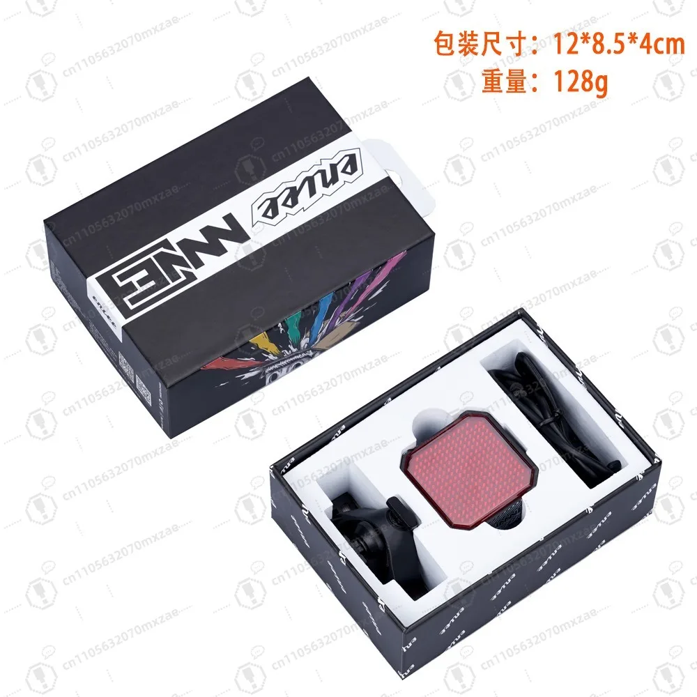 Ultra-Bright LED Bike Tail Light with Creative DIY Pattern Smart Brake Sensor Mountain & Road Bike Safety Light for Night Riding