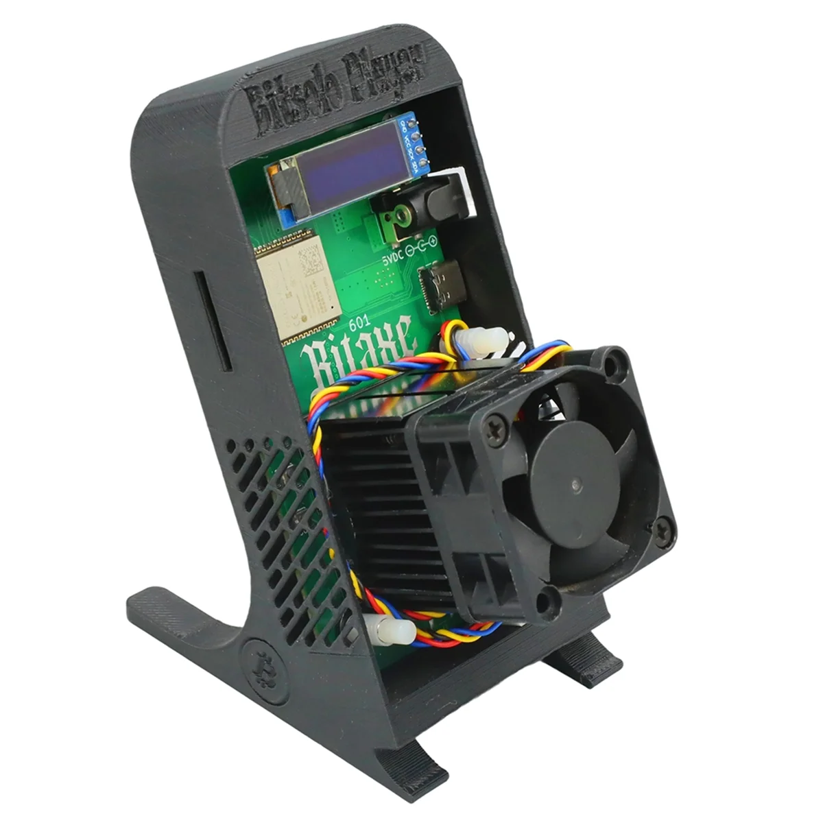 T27C Bitaxe Gamma 601 Solo Miner 1.2TH/S 18W BM1370 From Antminer S21 Pro Asic Bitcoin BTC Miner with Stand EU PLUG