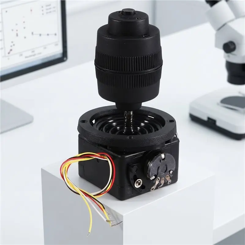 AB42-JH-D400X-R2, 4 Axis Joystick Potentiometer Momentary Button, 2PCS, For Home-Brewed USB Mouse Device, Manual Calibration