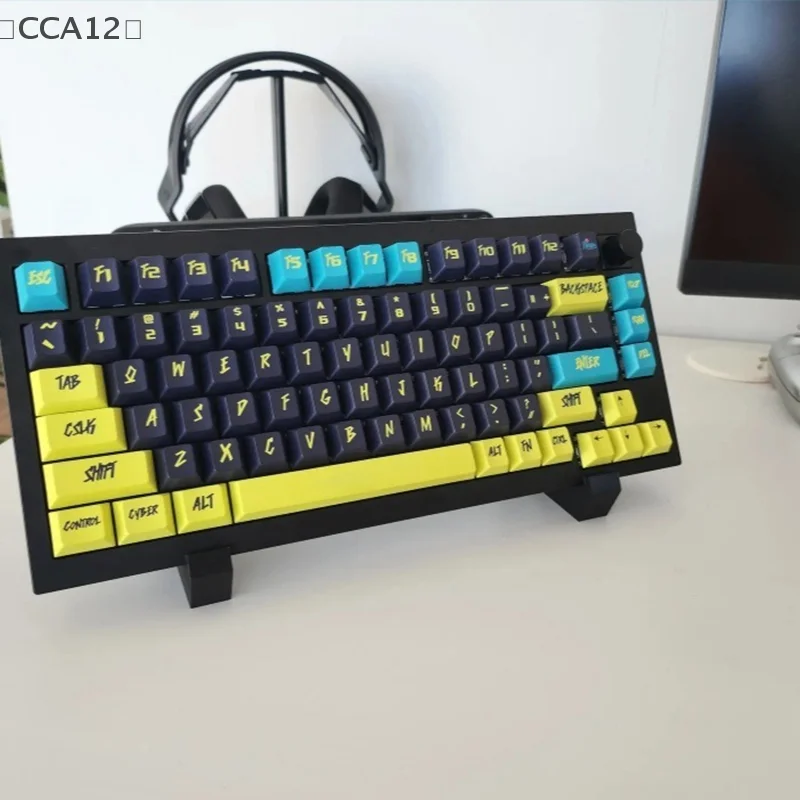 〔CCA12〕1 Pair 3D Printing Keyboard Display Stand For Computer Mechanical Keyboard Holder Layer Rack Tray