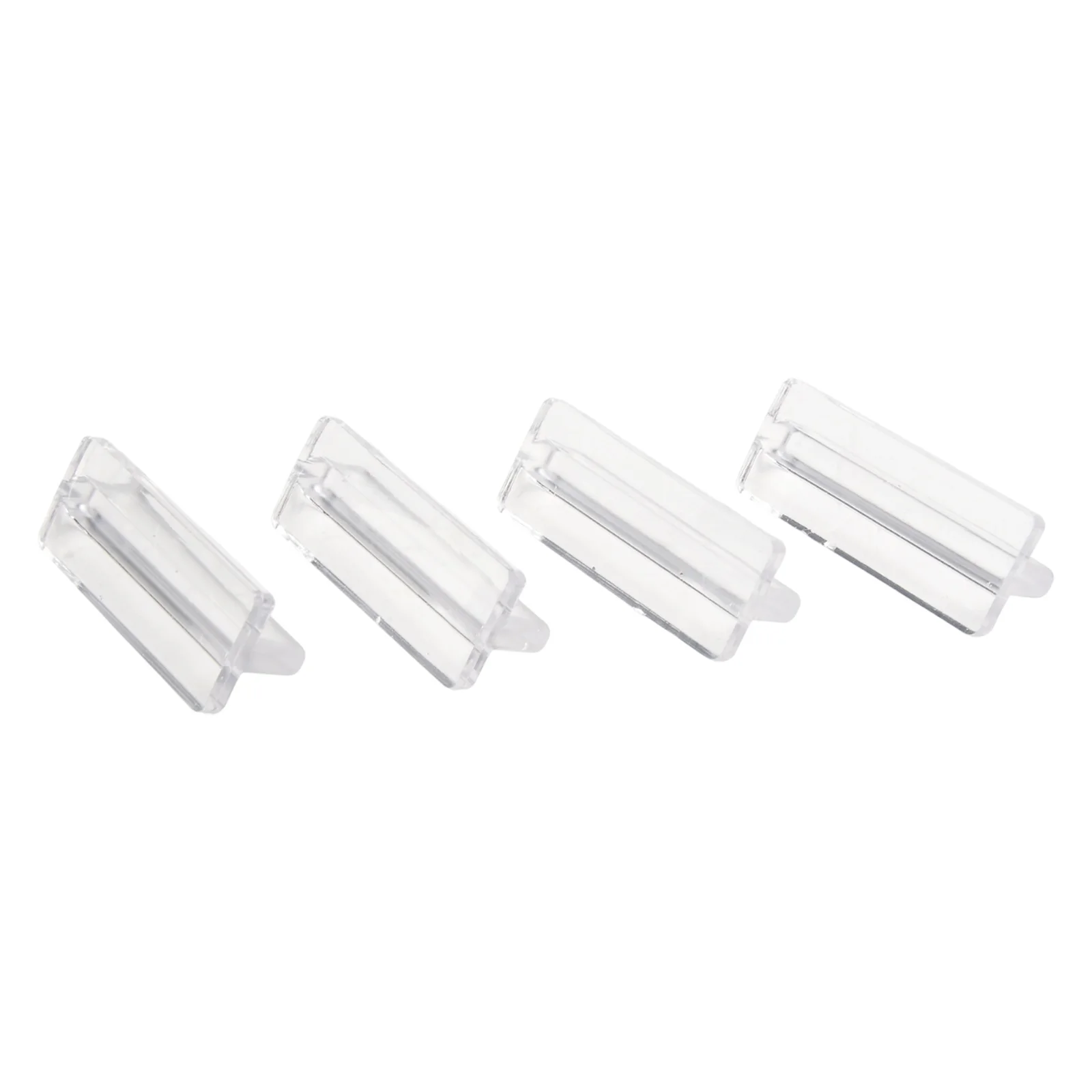 Transparent Silicone Cabinet Drawer for pulls 4 Pieces No Drill Handles for Easy Application on Cabinets Drawers and for windows