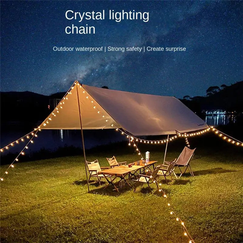[B17B!】 LED String Light Solar Lights Outdoor Garden Wedding Party Decoration Lamp Waterproof Garland Christmas