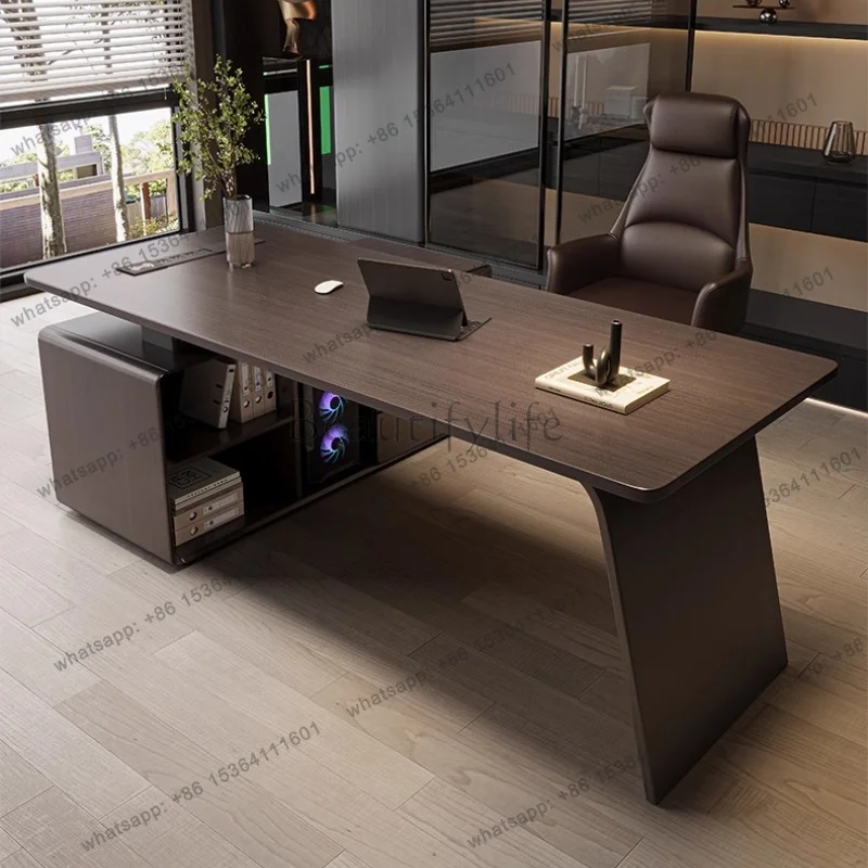 PG corner organizer Escritorio Oficina sofa sidedesk home luxury L-shaped boss office desk computer desk auxiliary gaming chair