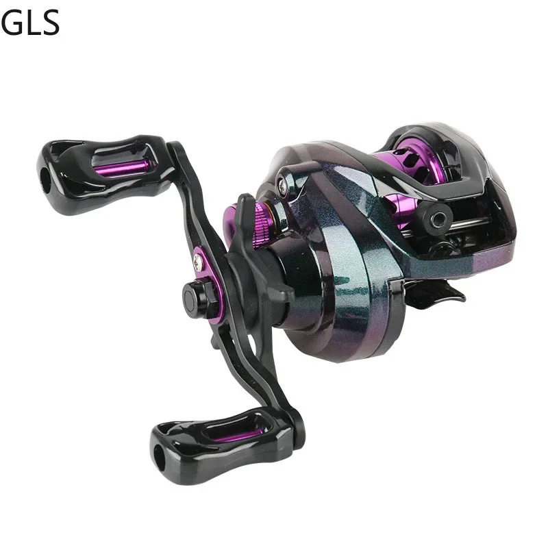 

GLS 154G Ultralight Bait Casting Reel 5+1 BB 8kg Max Drag 7.2:1 Gear Ratio Magnetic Brake Jigging Fishing Reel ocean fishing