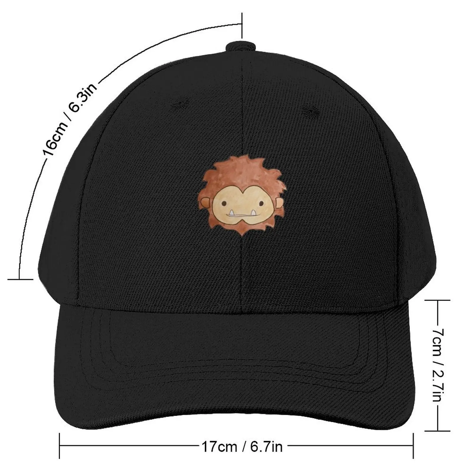 Sneaky Sasquatch Big Head Baseball Cap Golf Beach Bag Sun Hats For Women Men's