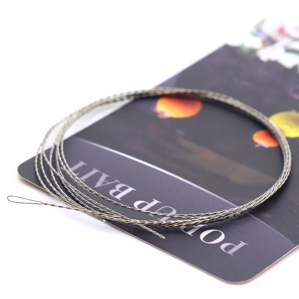 110 cm Angelschnur Einfädler Haar Rig, Der Silikon Schlauch Angeln Werkzeug Für Schläuche Einfädeln Linien Zubehör Tackle – Detail 5