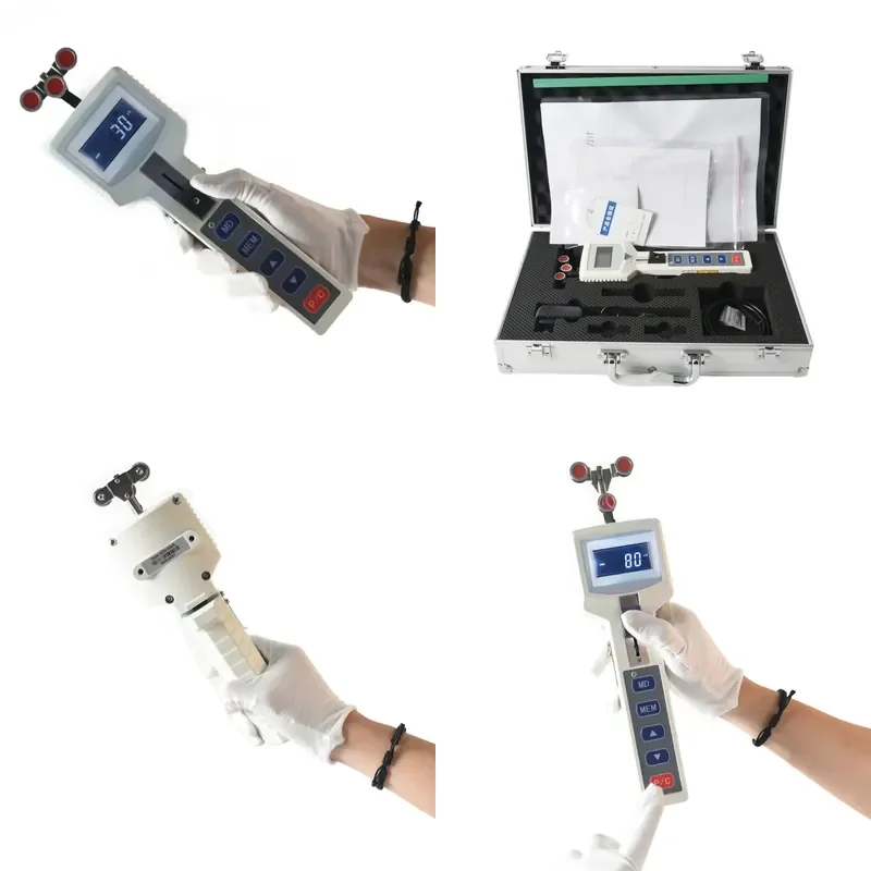 220V Handheld Digital Tensimeter Dynamometer for Wire Rope and Rope 1 Year Warranty Electronic Power Supply