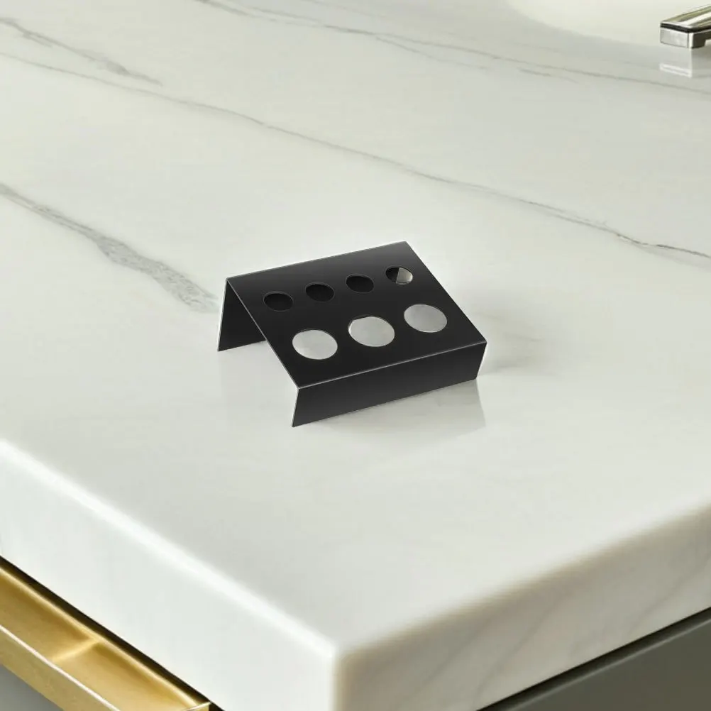 

2Pcs Rectangular Iron Pigment Holder 7-Hole Tattoo Ink Cup Rack Organizer Stand for Tattoo Supplies Makeup Art Workspace