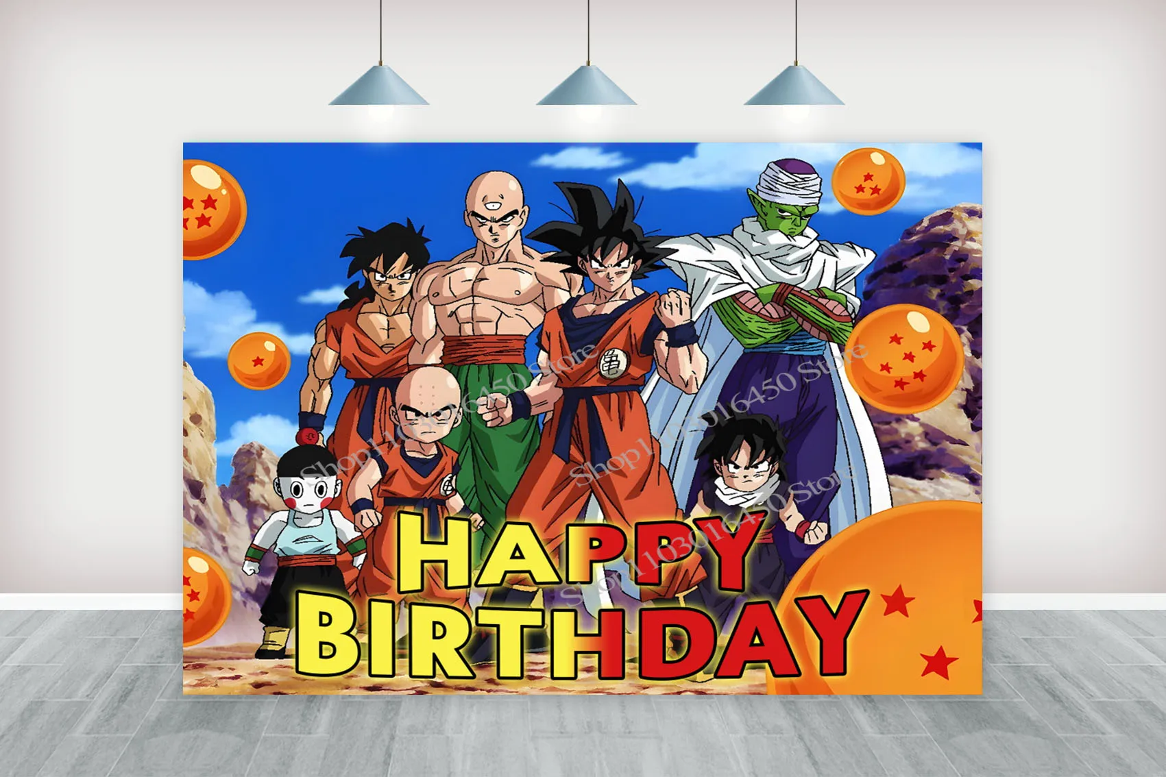 Bandai De Dragon Ball Achtergrond Voor Jongens Verjaardagsfeestje Custom Kids Fotografie Achtergrond Foto Baby Douche Banner Decors