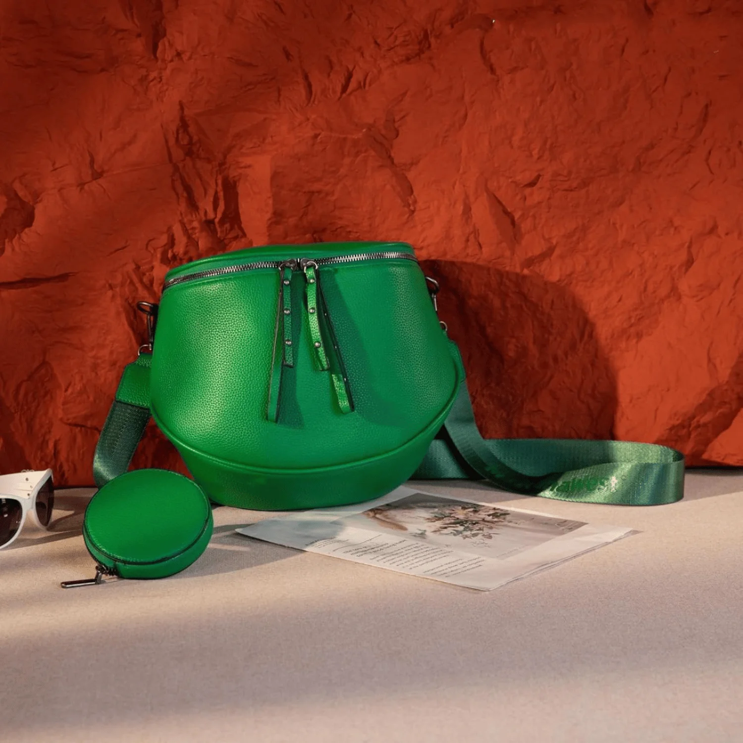 

Большая поясная сумка через плечо, новинка 2026, дорожная поясная сумка унисекс с несколькими отделениями для хранения