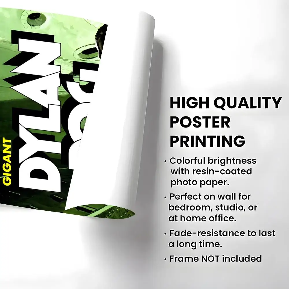Anime Dylan Dog Poster Self-adhesive Art Waterproof Paper Sticker Coffee House Bar Room Wall Decor
