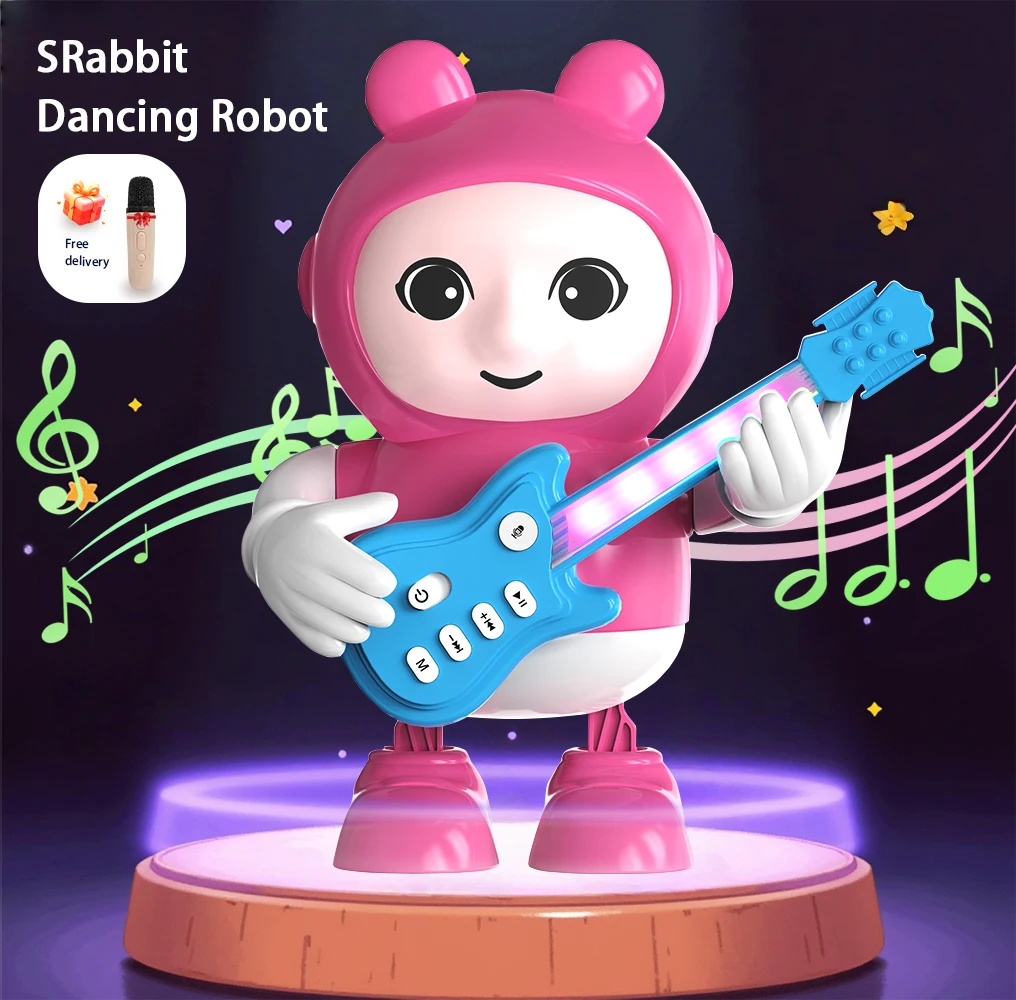 Electric Dancing Toys Cute Musical Cartoon Animal Educational  Interactive Toy Gift Dancing Speaker for Baby Children Adult