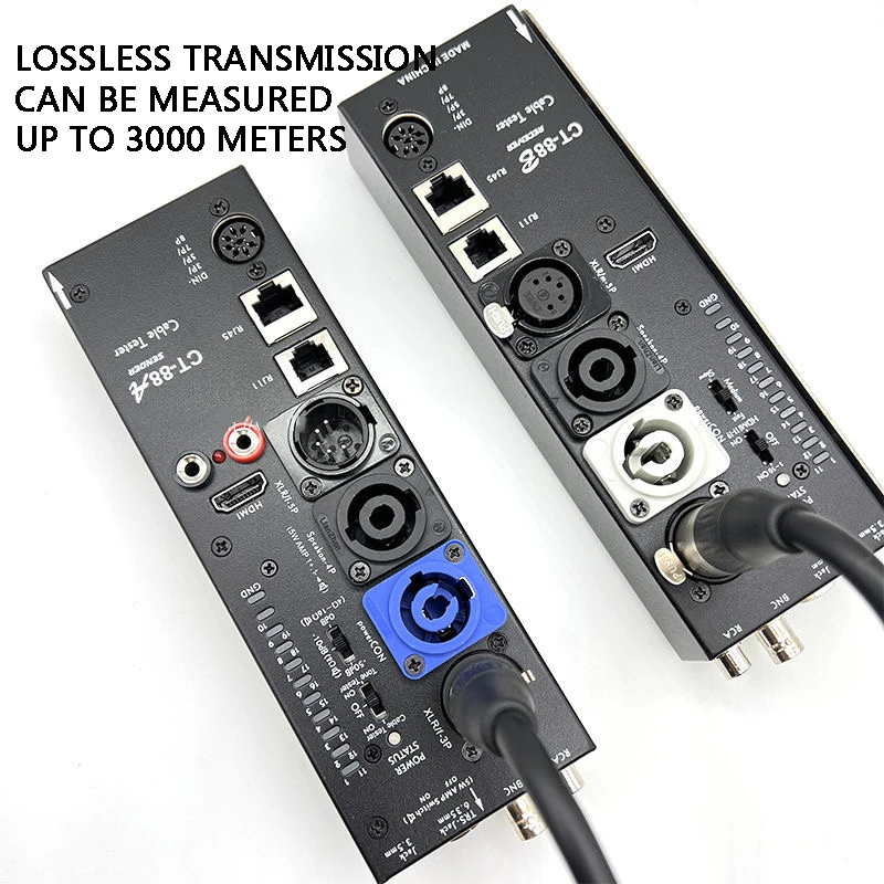 Imagem -03 - Linha Lateral Audio Automática Medidor Multi-função Separada Sinal do Xlr Hdm Ct88