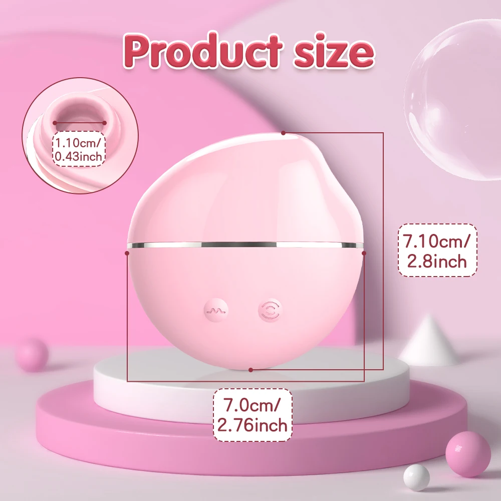 Mini Sucker Vibrator voor Vrouwen Clitoris Stimulator Clit Orale Pijpbeurt Tepel Vrouwelijke Speeltjes voor Vrouwen Masturbator Volwassen Goederen