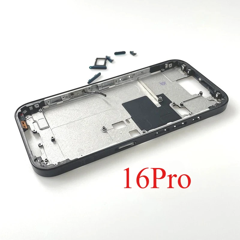 iPhone 16 Pro Frame Replacement Black Aluminum