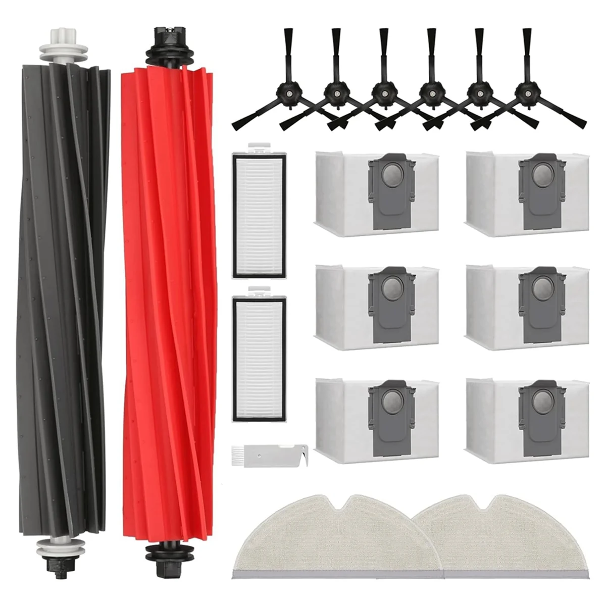 ABKR For Roborock Q8 Max Q8 Max+(Plus) Q5 Pro Q5 Pro+(Plus) Robot Vacuum Cleaner Main Side Brush Hepa Filter Mop Bags