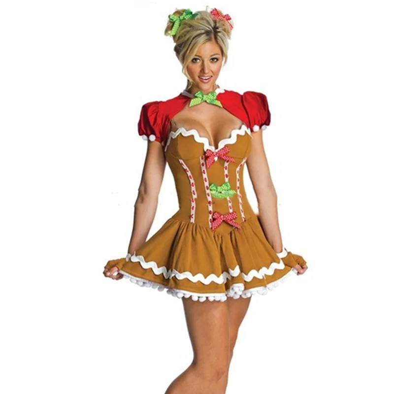 Sexy Strawberry Sweetheart Lolita Dress Women Oktoberfest Traditional Bavarian Beer Cosplay Halloween Carnival Party Clothes