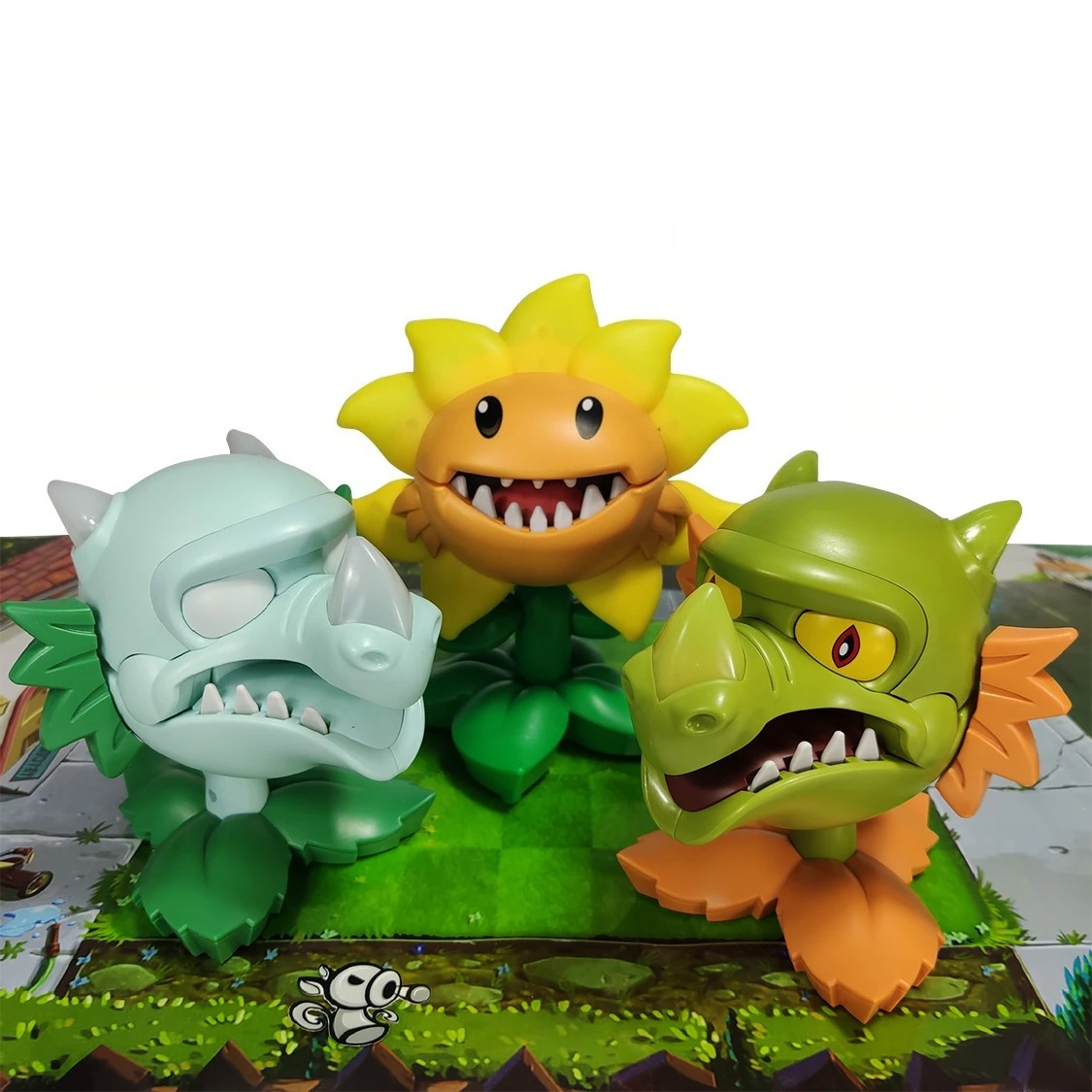 النباتات مقابل الزومبي ألعاب صعبة سنابدراجون حقيقية مرخصة لعبة أرقام نموذج التفاعل بين الوالدين والطفل لعبة حفلة هدايا الاطفال #1