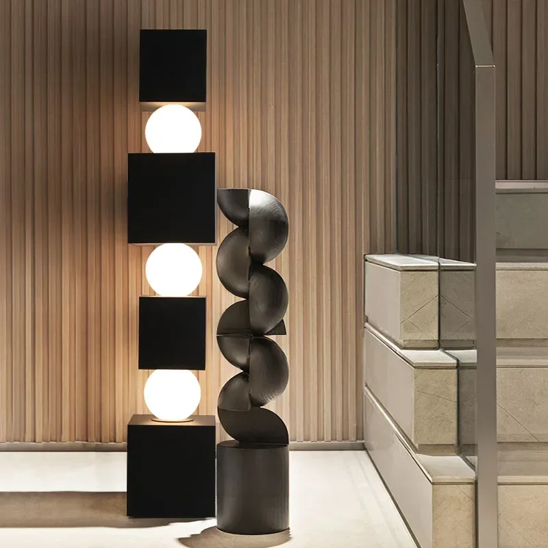 Cascading floor lamps, porch ornaments, hotel lobby sales office decoration, living room designer sculpture