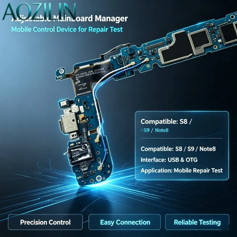 Adjustable Mainboard Management Mobile Control Device, Compatible With S8 S9 Note8, Supports USB & OTG For Mobile Repair Test