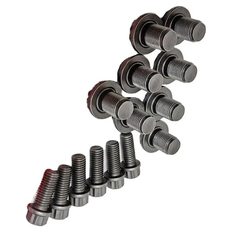 For Honda For Civic K20 K24 14Pcs Clutch Flywheel Pressure Plate Flange Bolt Set- Part Numbers 90011-PNA-B00 90034-P10-A01-A28K