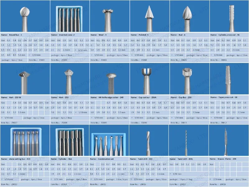 F256 Cup Rotary Diamond Bur Jewelry Polishing Engraving Tool Gem Setting Jewelry Making Equipment
