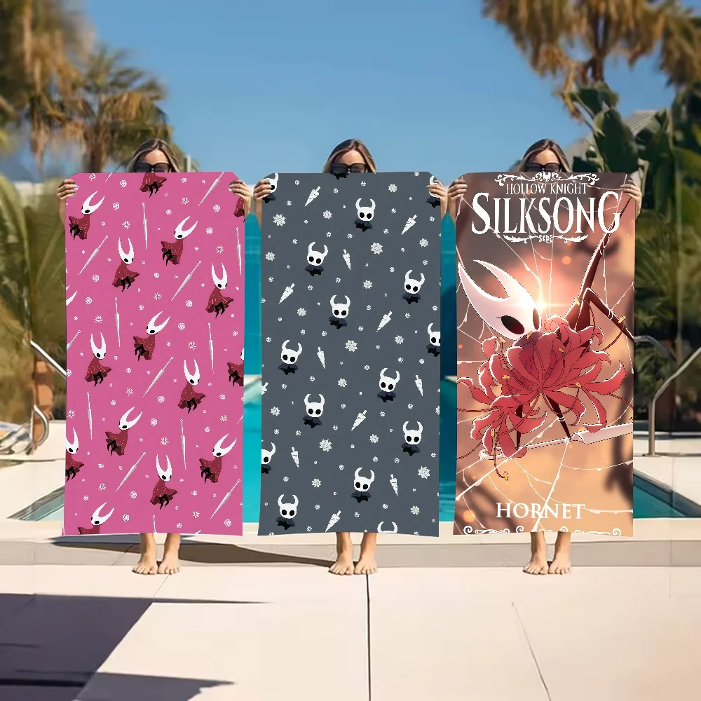 Game Hollow Knight Towel Sports Quick Dry Travel Camping Gear Sandproof Soft Light Large Beach Towel