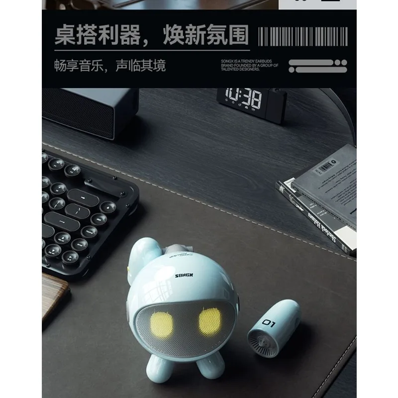 SONGX 음식 소리 비스트 K 노래 오디오 블루투스 스피커 무선 미니 가족 KTV 노래 마이크 야외 휴대용