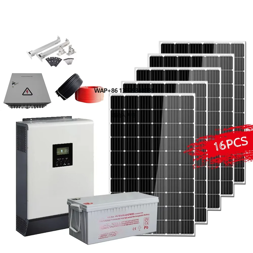 Solar Set off Grid Solar Energy System Lithium Battery Pack Home Use Solar Power Energy Storage System