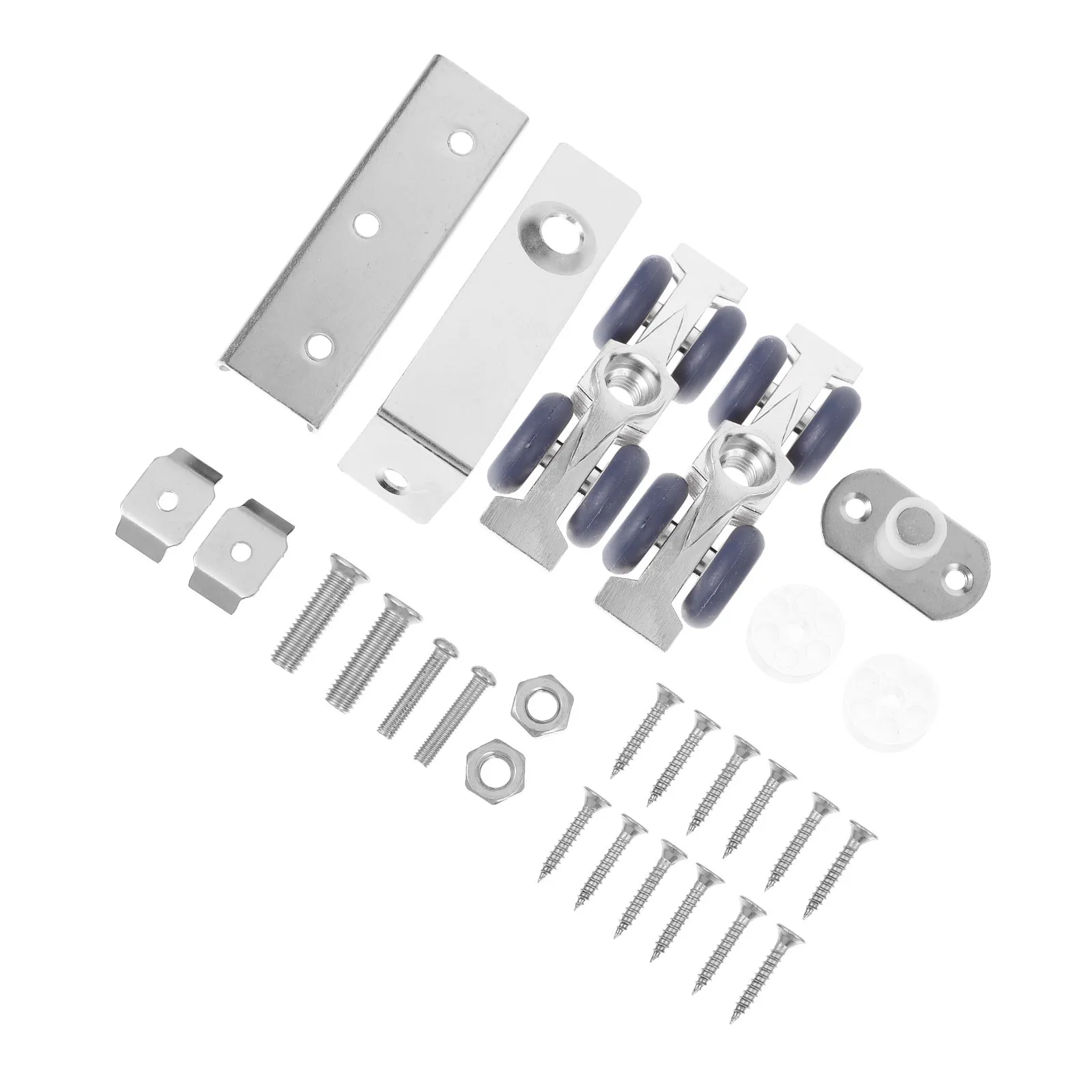 

1pc Heavy Duty Hanging Roller Wheel For Sliding Wood Zinc Alloy Track Runner Smooth Cabinet Door Accessory Sliding Door Wheel