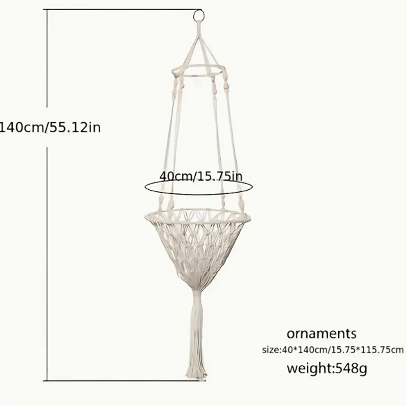 Hanging cat swing bed, woven rope cat hammock basket, comfortable pet cradle pet cat bed, suitable for indoor cats