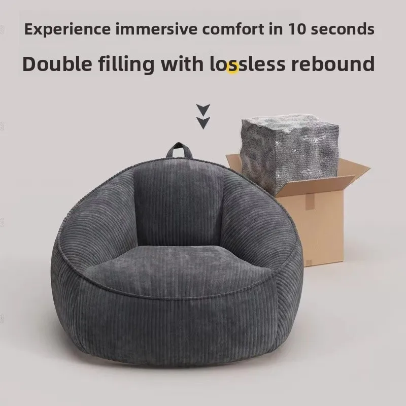 Eco Friendly Vacuum Compression Sofa Fabric Upholstered Compressed Couch Modular Design Stable Non Slip Living Room Furniture