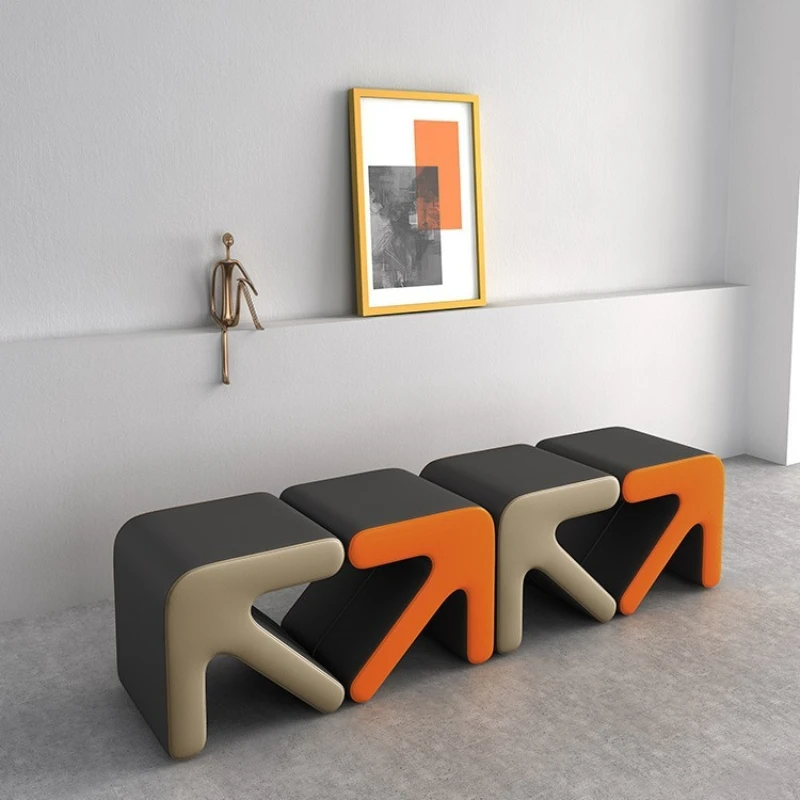 

change shoes stool Home low Internet celebrity fitting room small creative light luxury home wear shoes sofa