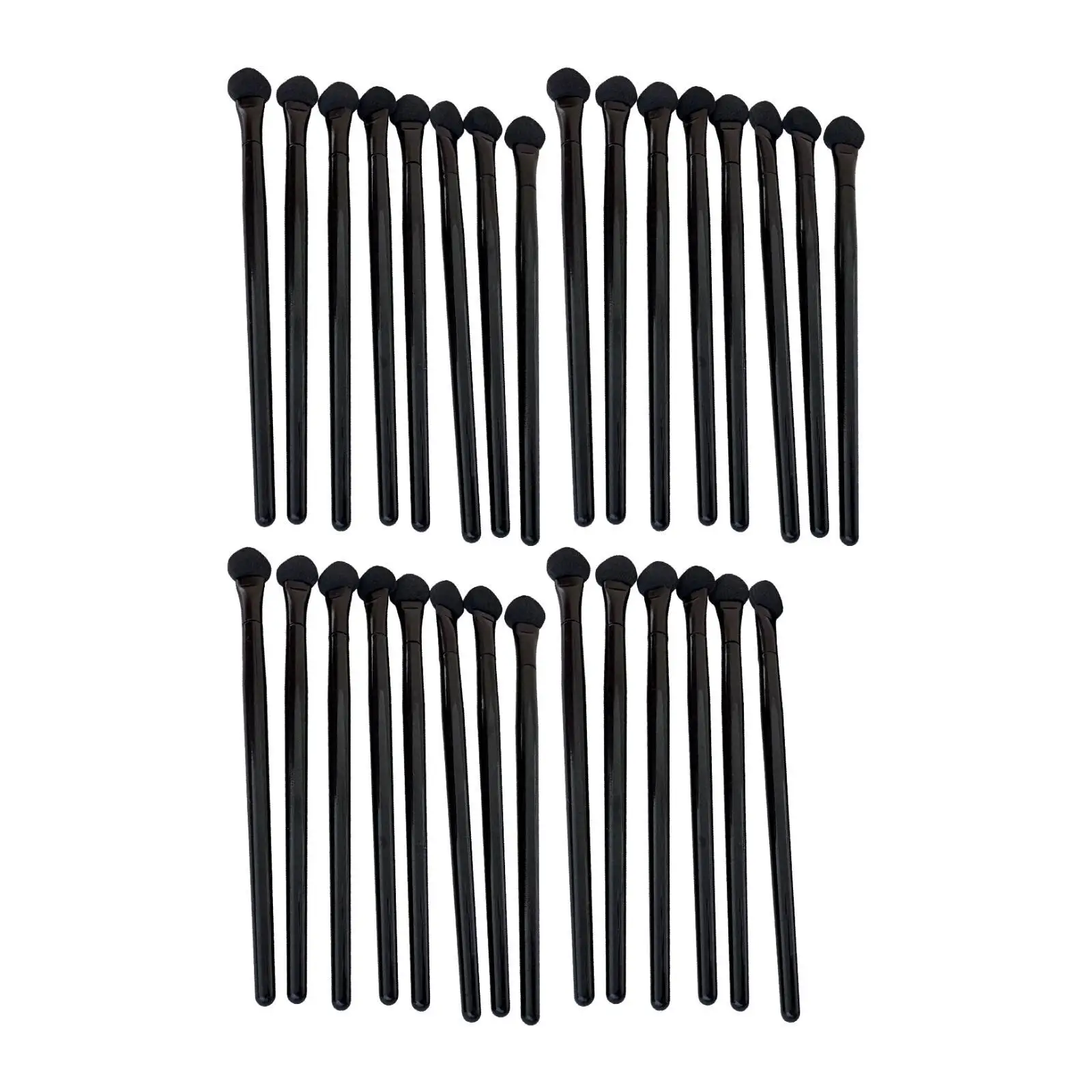 30x pinceaux à fard à paupières jetables, applicateurs de maquillage en éponge pour bal de promo pour femmes