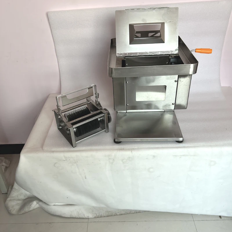 Top Quality Meat Cutter Machine Supermarket Electric Fresh Meat Slicer Cutting Kitchen Meat Dicer Machine