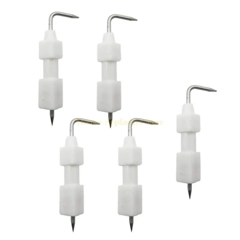 مجموعة D0AB من 5 إبرة إشعال طباخ الغاز مع شمعات شرارة السيراميك مقابس الغيار مثالية لأداء سخان المياه الفعال