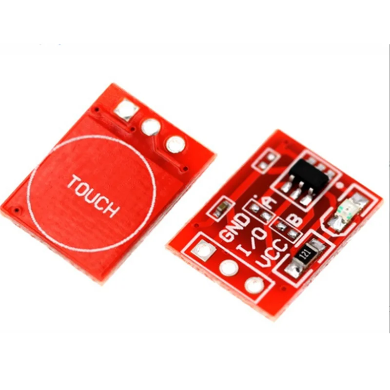 

ABRU-150Pcs Ttp223 Сенсорная кнопка Модульный самоблокирующийся емкостный переключатель для бега Одноканальная трансформация