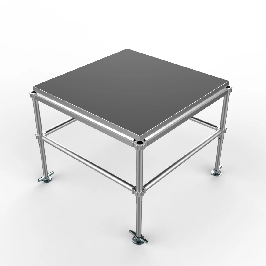 【Competitive Price】Quick Install Aluminum Adjustable Skid-proof Laminated Plywood Stage Platform For Sale