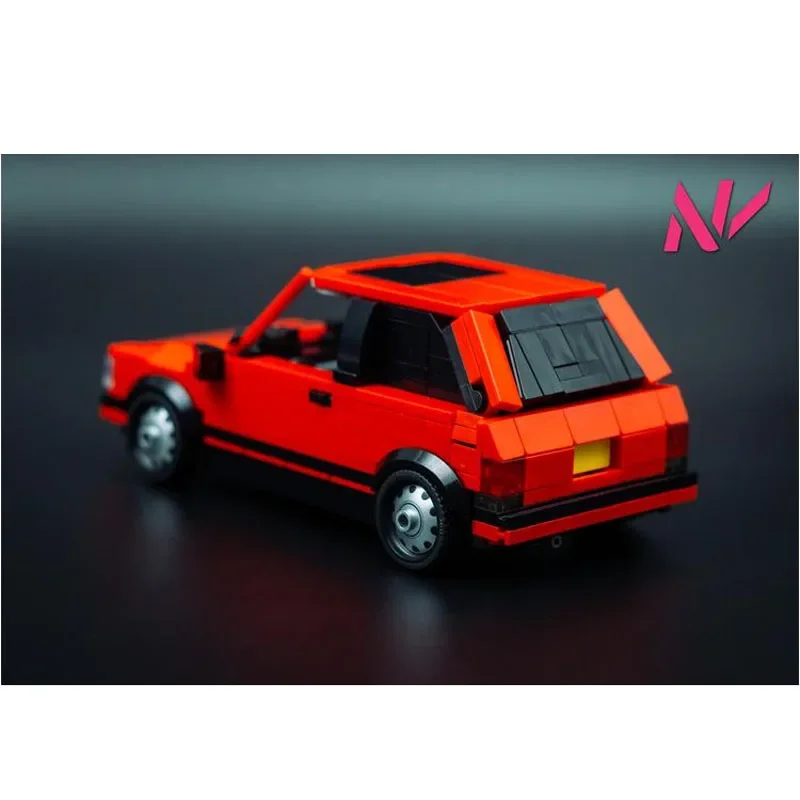 

MOC-164912 Red Classic Car Assembly Stitching Building Blocks Model Boy Children Adult Birthday Building Blocks Toy Gift