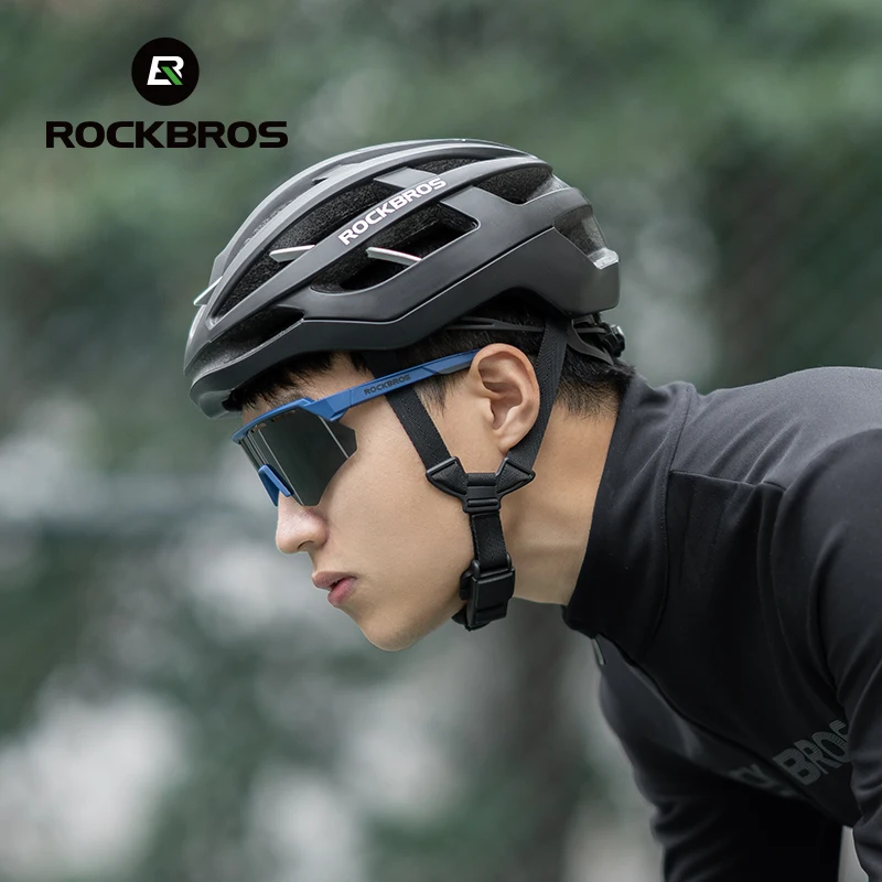 ROCKBORS Bicycle Glasses Photochromic / Polarized Lens Bike Eyewear Sunglasses Myopia Frame MTB Road Cycling Goggles Glasses