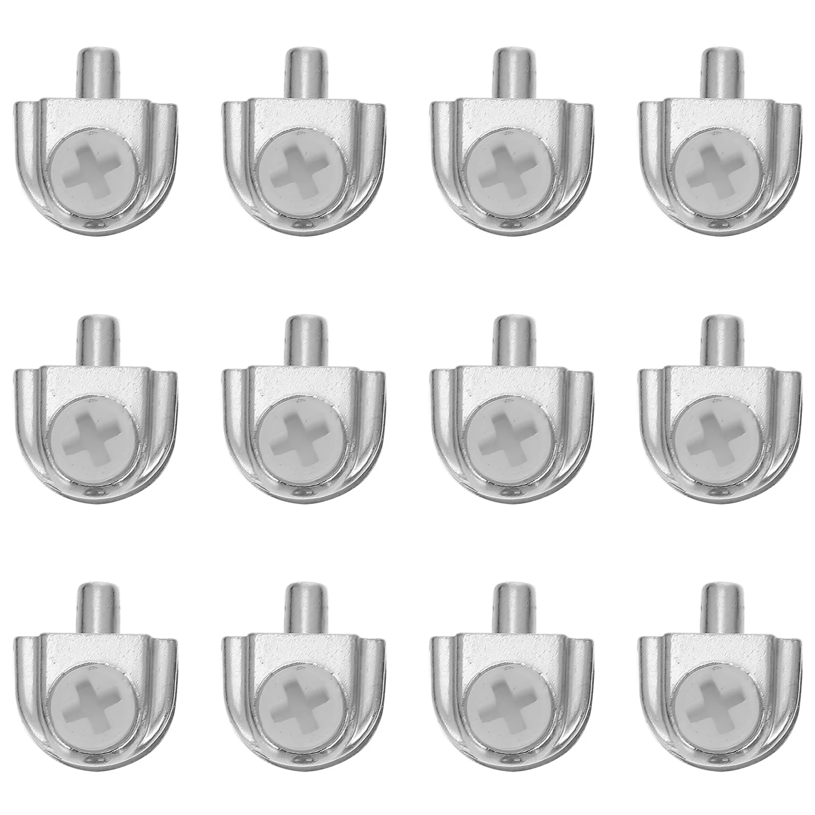 

20Pcs Glass Clips Zinc Alloy Heavy Duty Glass Shelf Holder for Cabinet Bathroom Kitchen Display Partition Fixed Bracket Support