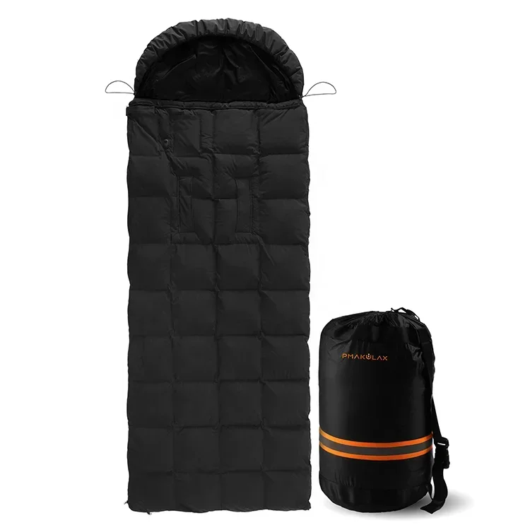 

Zipper Design Hiking Camping Electric Graphene Heated Sleeping Bag with Hood