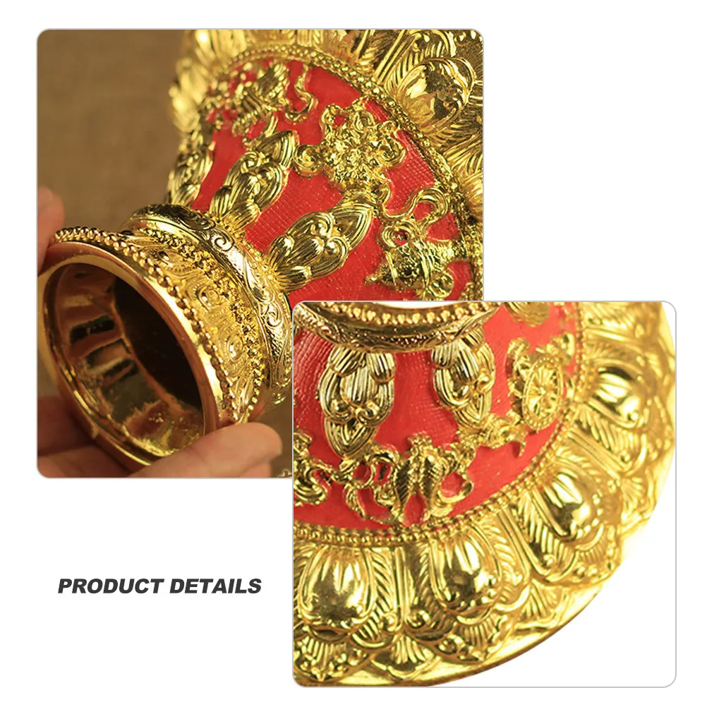 Prayer Wheel Stand Resin Material Sturdy Lightweight Hand Prayer Wheel Base Smooth Polished Surface Space Saving Stable Holder