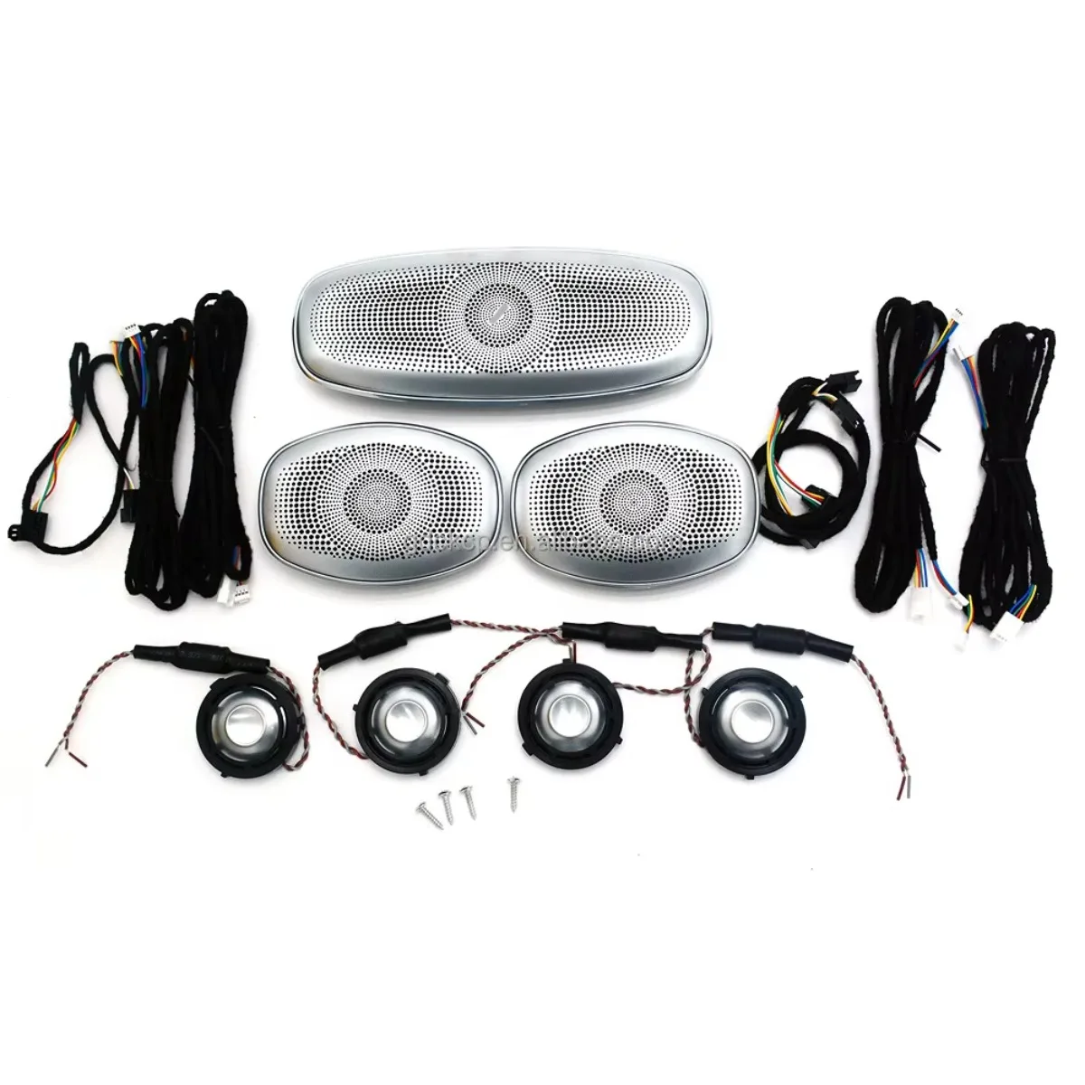 GLC 2016-2022 W205 X253 Rear Roof Speakers With Ambient Light for Mercedes-Benz  Ceiling Speakers Audio Cover LED Ambient Light