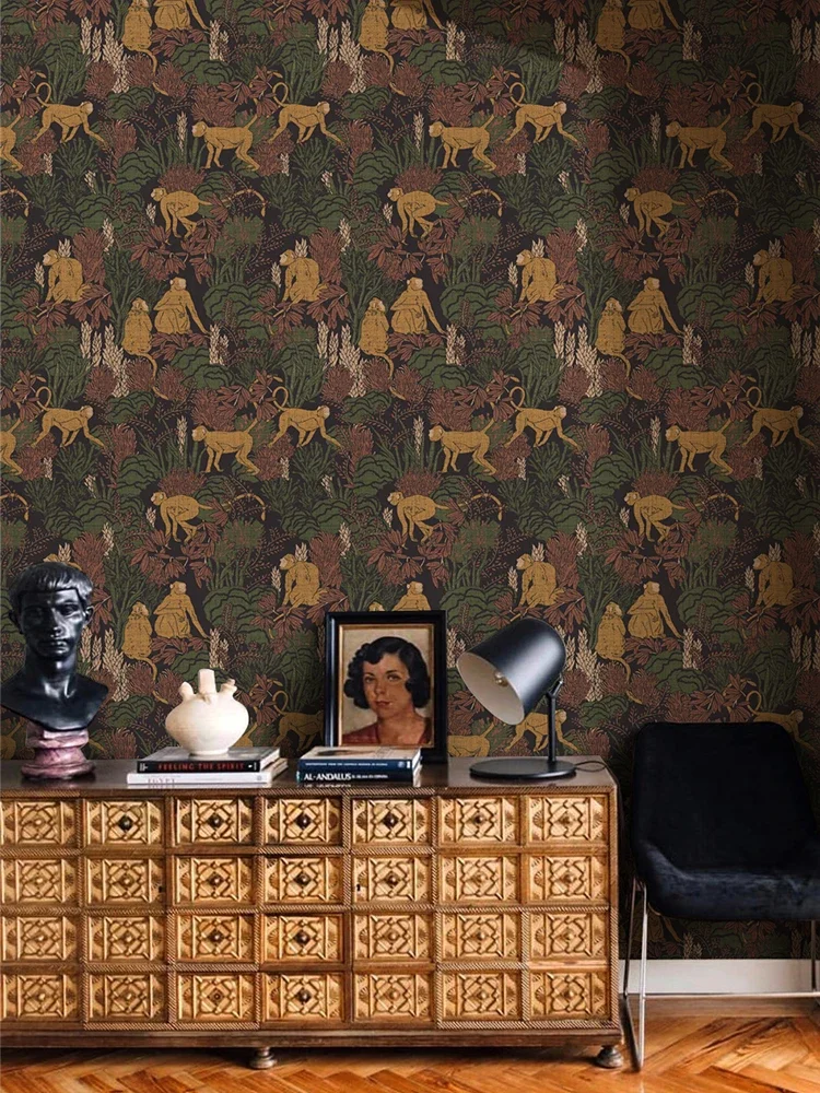 beibehang custom American tropical jungle animal wallpaper Southeast Asia wallpapers for living room bedroom wall painting mural