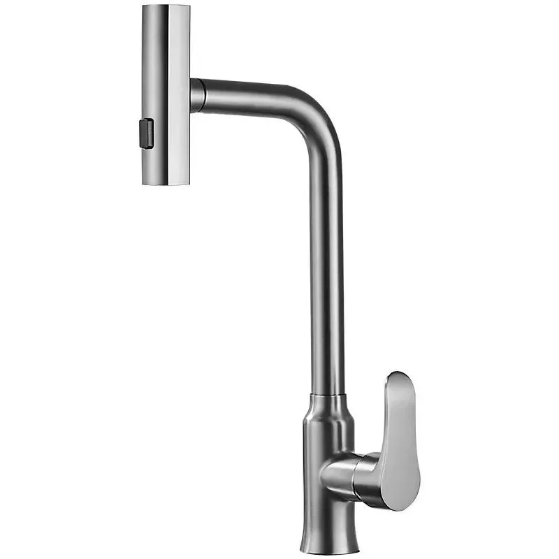 Thickened Pull‑Out Kitchen Faucet, Hot & Cold Water Retractable Universal Tap For Household Vegetable Basin Sink Home Decor